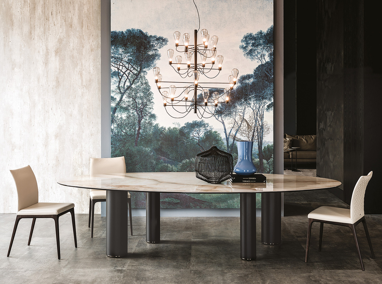 Roll Keramik Large Dining Table by Cattelan Italia - MIG Furniture