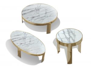 Giorgio Collection Infinity Metal Occasional Tables Set
