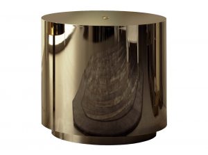 Giorgio Collection Infinity Round END Table Metal Made in Italy