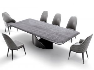 Giorgio Collection Mirage Dining Collection Table Set Italy