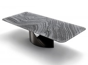Giorgio Collection Mirage Marble Top Dining Table Made in Italy