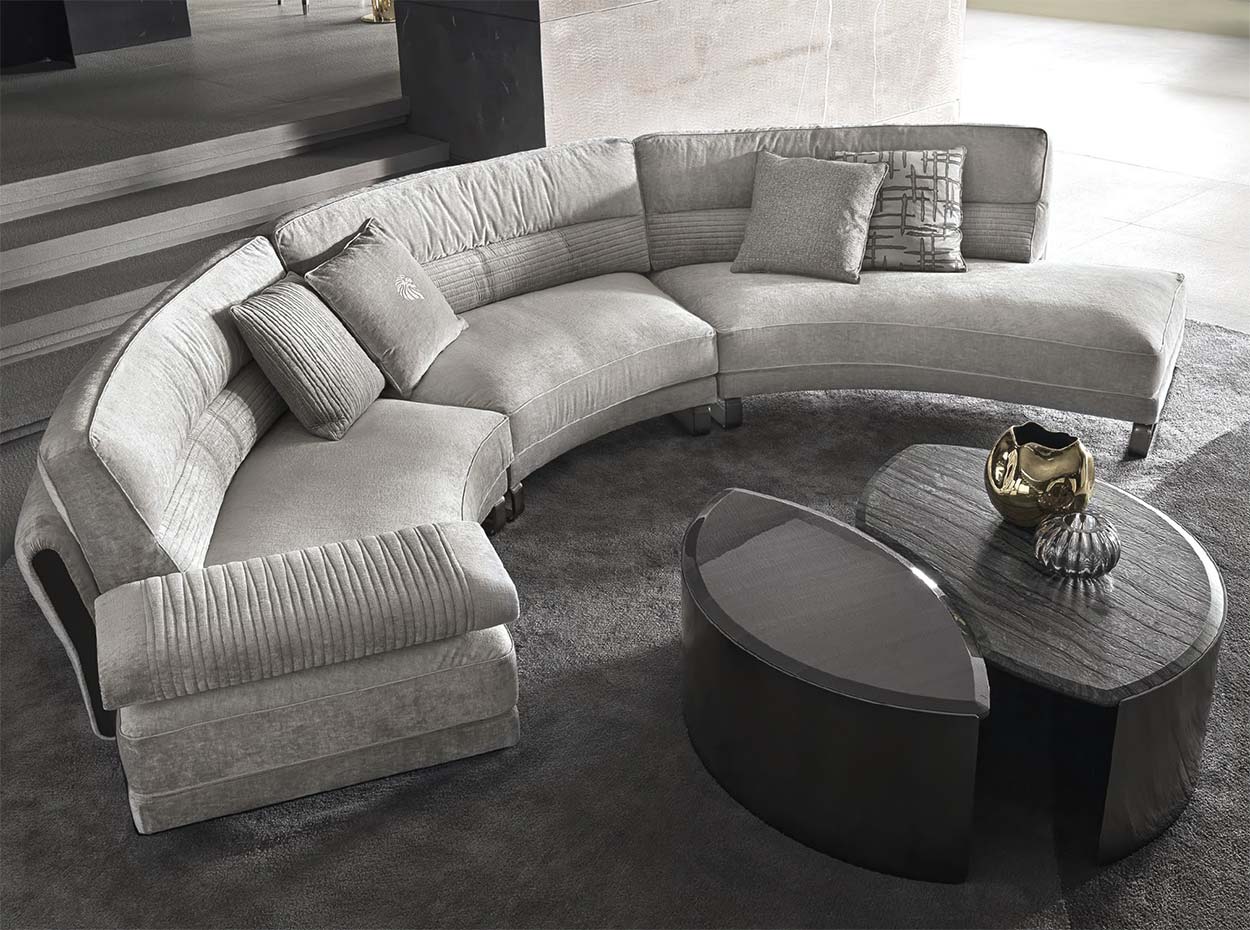 Rounded Sectional Sofa Mirage By