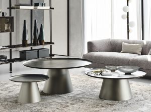 amerigo round coffee end table cattelan italia 1