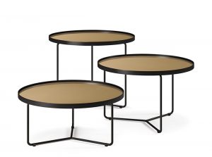 billy round coffee end table cattelan italia 1