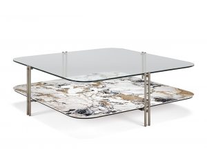 biplane glass ceramic coffee table cattelan italia 1