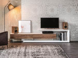 link modern unique tv stand media unit cattelan italia 1