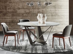 skorpio keramik round dining table by cattelan italia 1