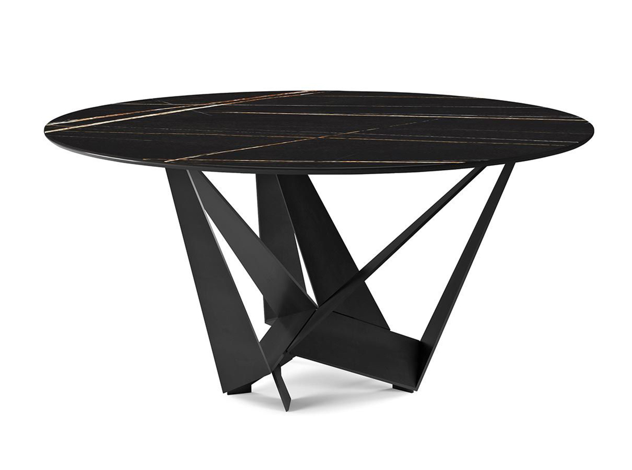 Skorpio Keramik Round Dining Table by Cattelan Italia - MIG Furniture