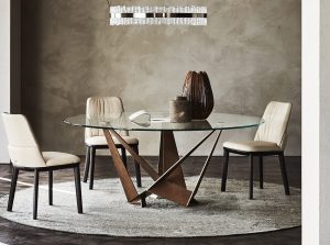 skorpio round dining table by cattelan italia 1