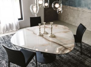 skyline round keramik dining table by cattelan italia 1