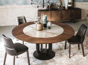 soho keramik wood dining table by cattelan italia 1