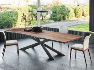 spyder wood dining table by cattelan italia 1