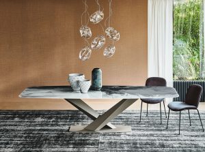 stratos crystalart dining table by cattelan italia 1