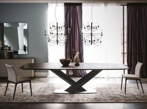 stratos wood dining table by cattelan italia 1