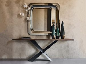 terminal modern wood console table cattelan italia 1