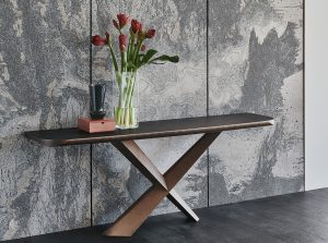 terminal wood c modern console table cattelan italia 1