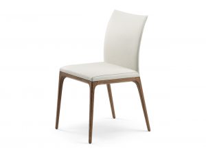 arcadia upholstered wooden dining chair cattelan italia 1