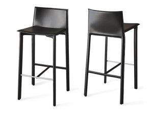 cliff modern upholstered counter ba stool cattelan italia 1