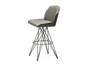 flaminio swivel upholstered counter bar stool cattelan italia 1