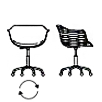 Chair Version 301-C (Swivel)