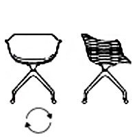 Chair Version 401-C (Swivel)