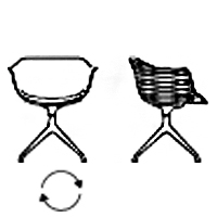 Chair Version 401-T (Swivel)