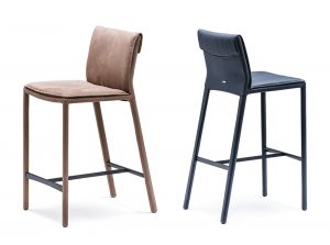 isabel upholstered counter bar stool cattelan italia 1