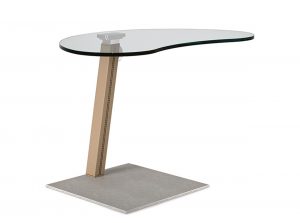 lap free shape glass end laptop table cattelan italia 1