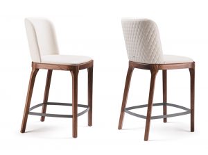 magda couture quilted counter bar stool cattelan italia 1