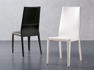 margot contemporary leather dining chair cattelan italia 1