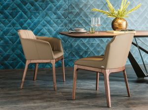 musa upholstered dining chair armchair cattelan italia 1