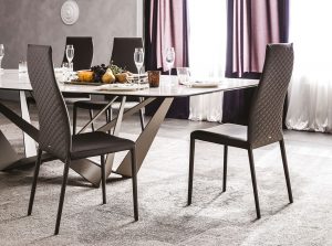 norma couture contemporary dining chair cattelan italia 1
