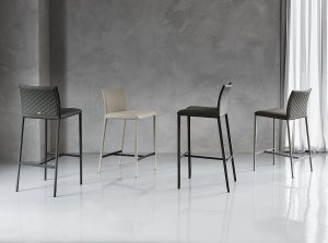 norma mi couture leather counter bar stool cattelan italia 1