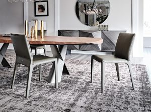 penelope upholstered modern dining chair cattelan italia 1