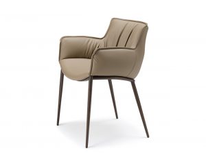rhonda upholstered arm chair cattelan italia 1