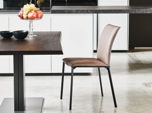 rita leather dining chair cattelan italia 1