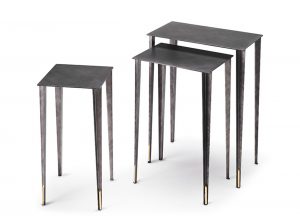spillo metal coffee end table cattelan italia 2