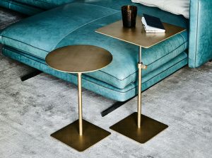 step modern metal coffee end table cattelan italia 1