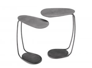 yago metal end sofa table cattelan italia 1