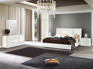 bianca modern white lacquer bedroom set alf group 1