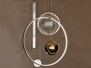 biarritz modern geometric chandelier light cattelan italia 1