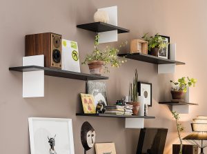 cross wall mounted bookcase shelves tv stand cattelan italia 2