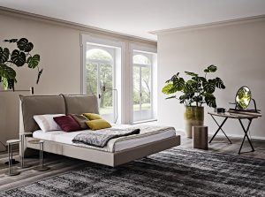 lukas italian leather bed cattelan italia 1