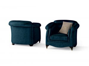 Carpanese Home Contemporary Armchair 6637 Heritage Collection