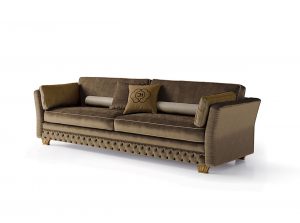 Carpanese Home Contemporary Italian Sofa 6444 Heritage Collection