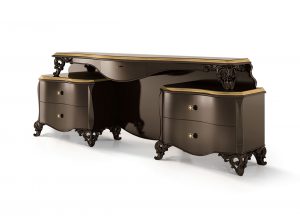 Carpanese Home Dressing Table 6177 Vanity Desk Heritage Collection
