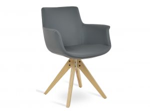 bottega pyramid dining chair low