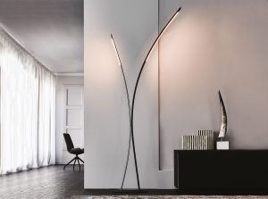 twin modern floor standing lamp cattelan italia 1