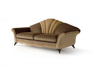 Carpanese Home Contemporary Italian Sofa 6339 Heritage Collection