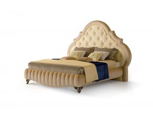 Carpanese Home Italian Upholstered Bed 6081 Heritage Collection